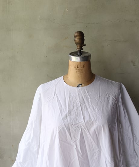 SCHA シャー/ Round Neck 3/4 Sleeve Dress Short "12B-OE" / Sc-24009 (Art#1796)