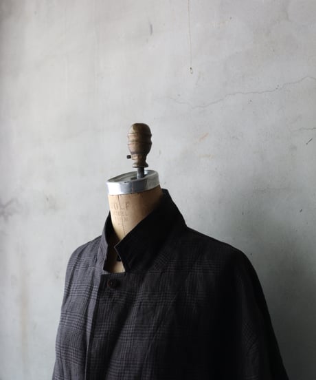 klauseクロイゼ / French Linen Glen Check Tailored Jacketジャケット/ kla-26033