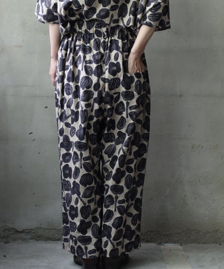 cavane キャヴァネ / Wide Cotton/Linen100 TrousersⅡ パンツ/ ca-25109
