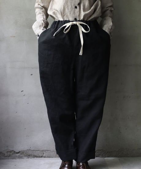der antagonist デ アンタゴニスト / straight relaxed pantsパンツ  / P7BLSC23