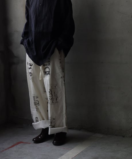 ALEKSANDR MANAMISアレクサンダーマナミ/ HANDDOWN 7/8 SHIRT シャツ / am-26013