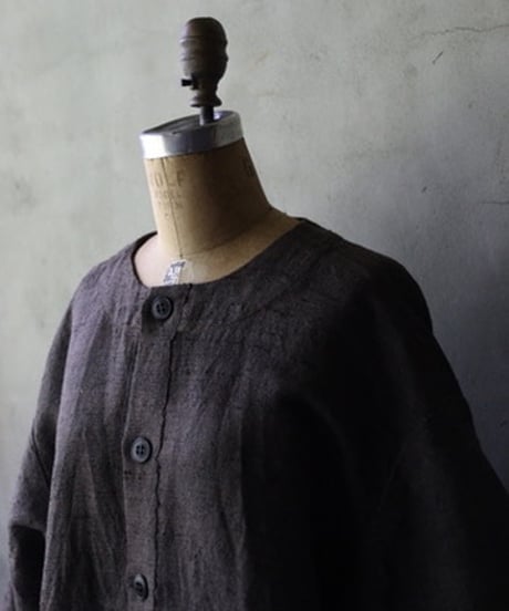 BIEK VERSTAPPEN ビーク フェルスタッペン / COAT HAND WOVEN SILKコート/ Bie-25027(CO04B-F)