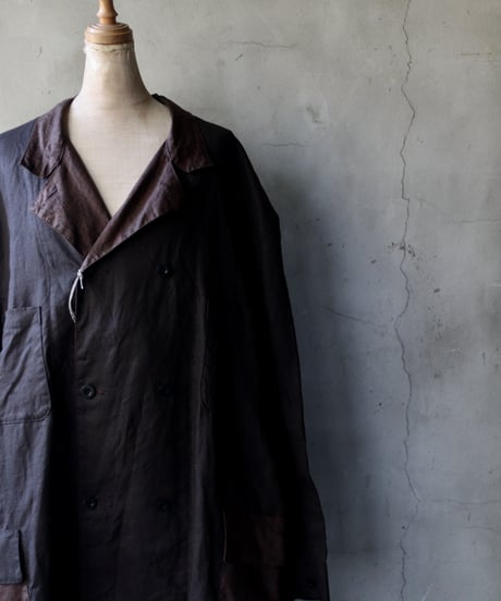 KLASICA クラシカ / Old Crazy Patterned Work Coat " FIG 1" コート / kl-25001