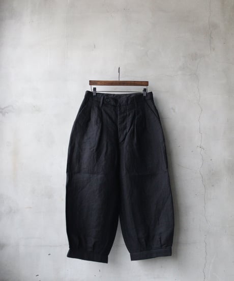 KLASICA クラシカ / Balloon Tucked Trousers "GOSSE"-dbパンツ / kl-26018