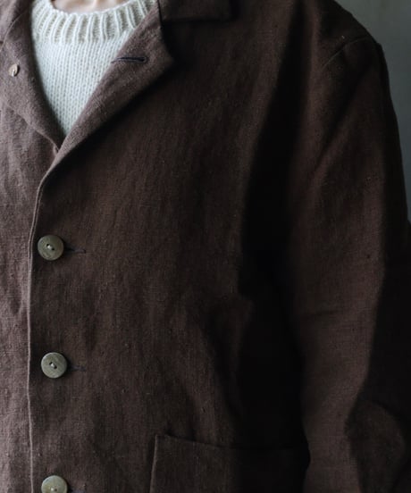 der antagonist デ アンタゴニスト / Belgian linen locksmith jacketジャケット /J30BLTB23/24