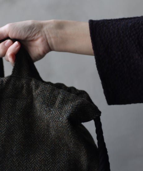 cavane キャヴァネ / Rope sack wool100バッグ/ ca-25170