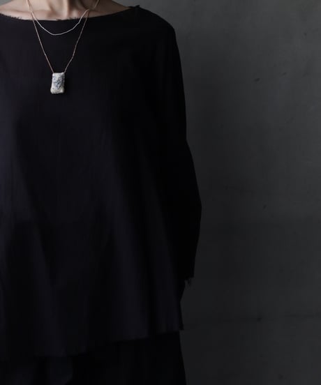 Antonia Rossi (Antomoon)/ Embroidered Square Heart Necklaceネックレス / An-26001