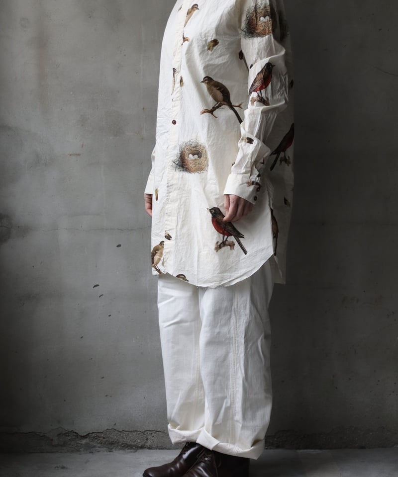ALEKSANDR MANAMISアレクサンダーマナミ/ LONG BIRD SHIRTシャツ