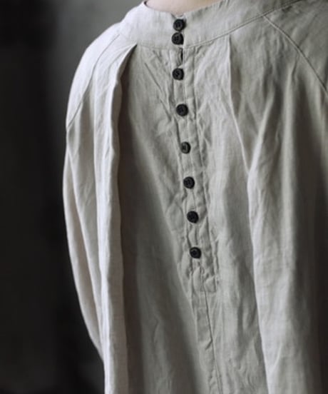 cavane キャヴァネ / Over Tuck Linen100 Dressワンピース / ca-25100