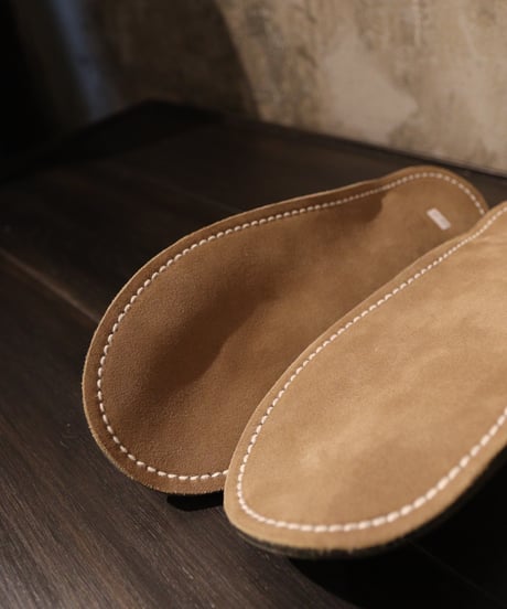 TATAROU x CAVANE 20TH ANNIVERSARY / Limited Leather-slippers革スリッパ / Tat-24001