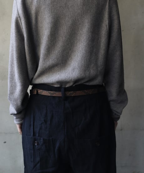 cavane キャヴァネ / #18Python Leather Beltベルト / ca-23503