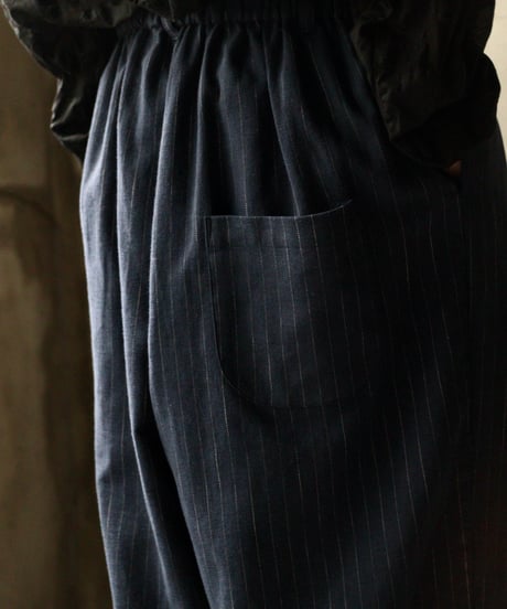 cavane キャヴァネ / St-Wide TrousersⅡ Cotton&Linenパンツ/ ca-26047