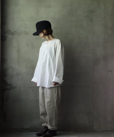 klauseクロイゼ / Typewriter cotton C.S.P.O Shirt / kla-25028