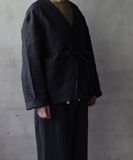 der antagonist デ アンタゴニスト / Potter Jacket linen100ジャケット/ J76BLSC26