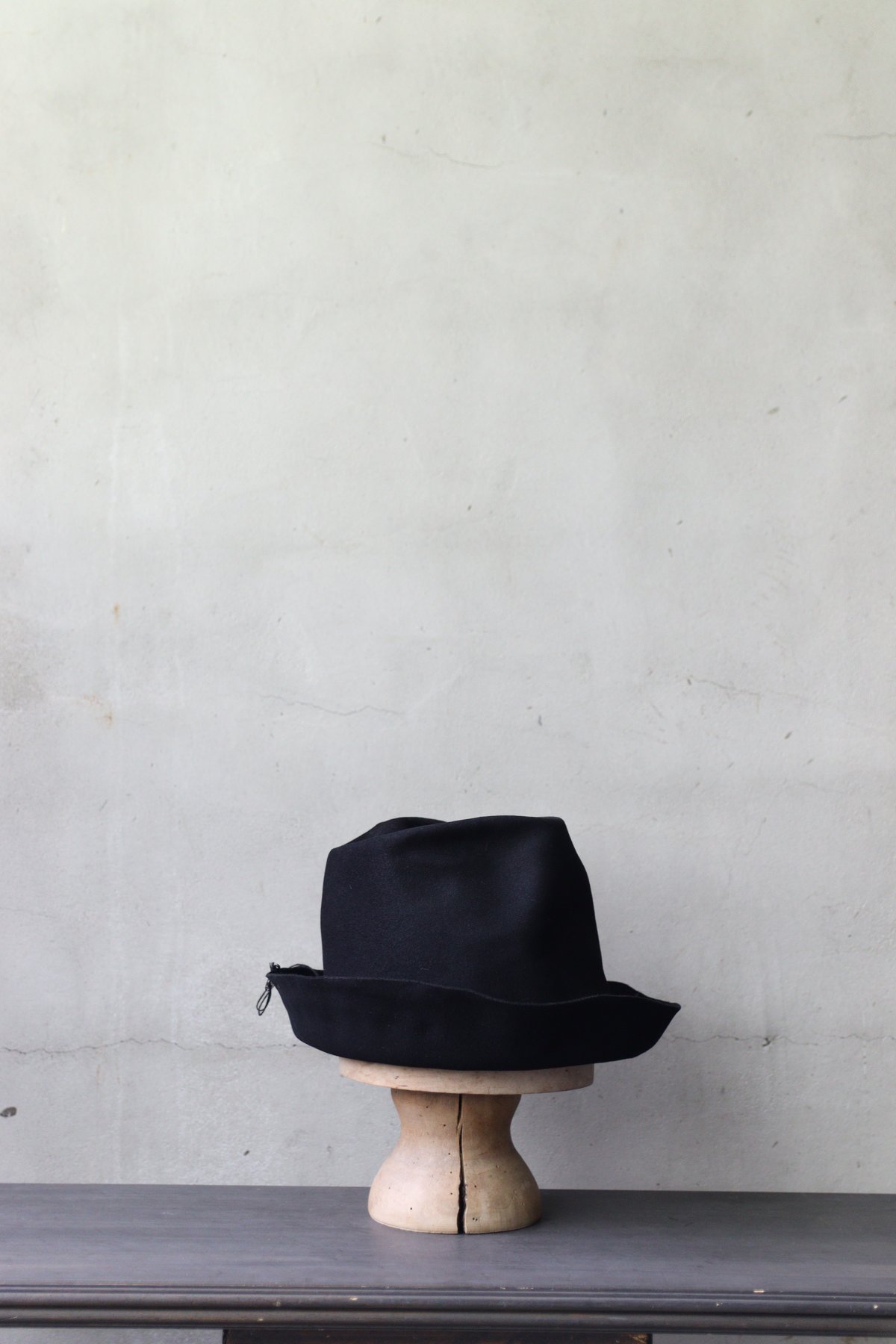 REINHARD PLANK フェルトハット 黒 Reinhard plank レナードプランク/ ARTISTA LAPIN FELT帽子/