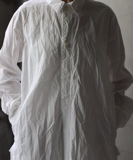 cavane キャヴァネ / Chemise Maison With Col Cotton/Linenプルオーバーシャツ / ca-25052