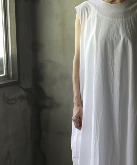 SCHA シャー/ Round Neck Sleeveless  Dress Medium "12B-OE" / Sc-24010 (Art#1665)