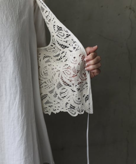 cavane キャヴァネ / Lace Vest limitedベスト/ ca-26069
