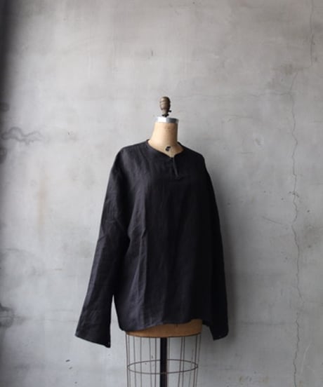 klauseクロイゼ / 天日干し綾Twill Linen C.S.P.O Shirt / kla-26023