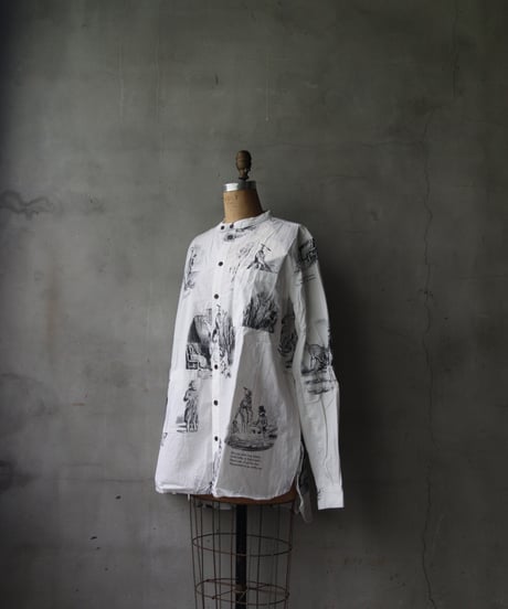 ALEKSANDR MANAMISアレクサンダーマナミ/ THE HUNTER COLLAR STAND SHIRTシャツ / am-24035