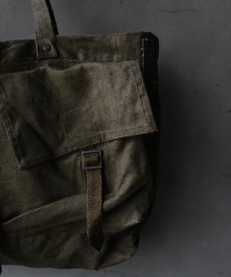 Euro select ユーロセレクト/ Vintage Millitary linen fabric bagバッグ/ eu-26005