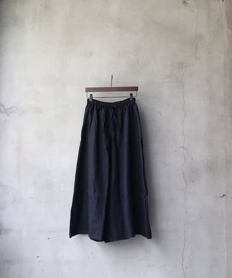 cavane キャヴァネ / Wide Petti Pants Linenパンツ/ca-25041