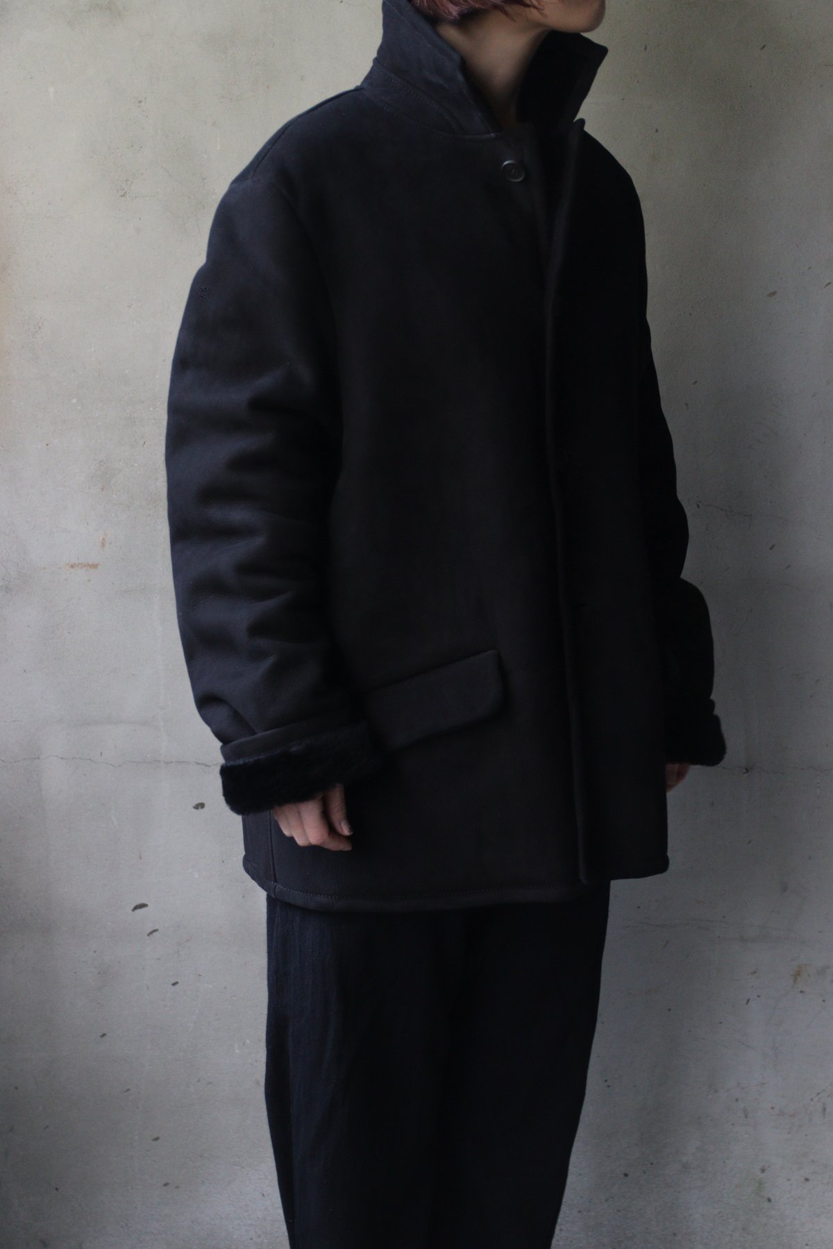 Bergfabel バーグファベル / SHERLING WORKER JACKETムートン