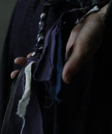 某ソレガシ/ Ami-Belt & Neck vintage fabric編み紐ベルト&ネックレス / so-26012ex