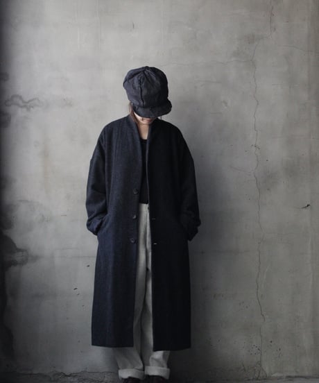 cavane キャヴァネ / Traditional Wool100 Twill Over Coatコート / ca-25157