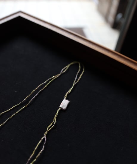 Antonia Rossi (Antomoon)/ Embroidered Heart Necklaceネックレス / An-25039