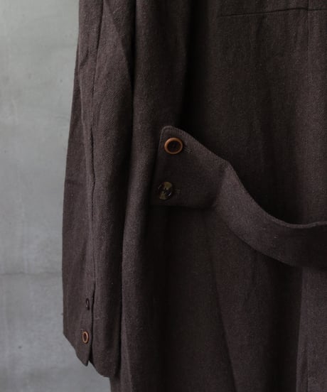 ALEKSANDR MANAMISアレクサンダーマナミ/ DOUBLE BREASTED COAT - VINTAGE WRENコート/ am-25016