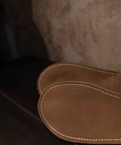 TATAROU x CAVANE 20TH ANNIVERSARY / Limited Leather-slippers革スリッパ / Tat-24001