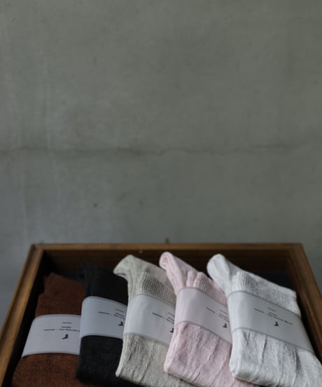 cavane キャヴァネ / Linen socksリネンソックス / ca-22804