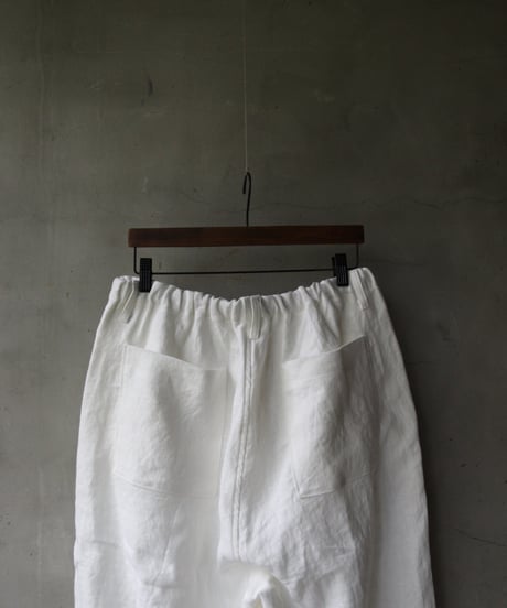 klauseクロイゼ / Belarus linen Loose Fitting Tapered Trousers"Wide"no2 (綾織/中厚手）/ kla-24012