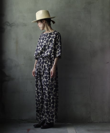 cavane キャヴァネ / Wide Cotton/Linen100 TrousersⅡ パンツ/ ca-25109