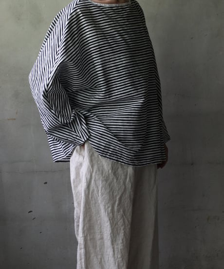 cavane キャヴァネ / Tunic long-sleeve Cotton/Linen100シャツ / ca-25121