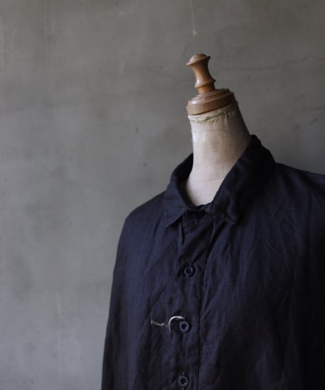 KLASICA クラシカ / Semi Over Size Short Collar Shirts "SH-039"-BGシャツ / kl-25003