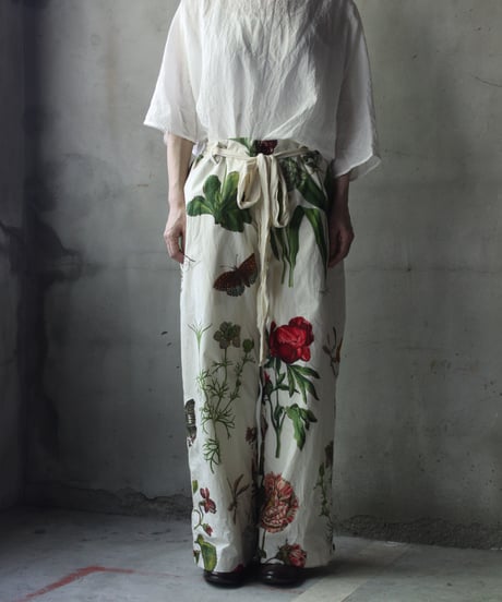 ALEKSANDR MANAMISアレクサンダーマナミ/ GRAND FLEUR SUMMER PANT - GRAND FLEURパンツ / am-24013