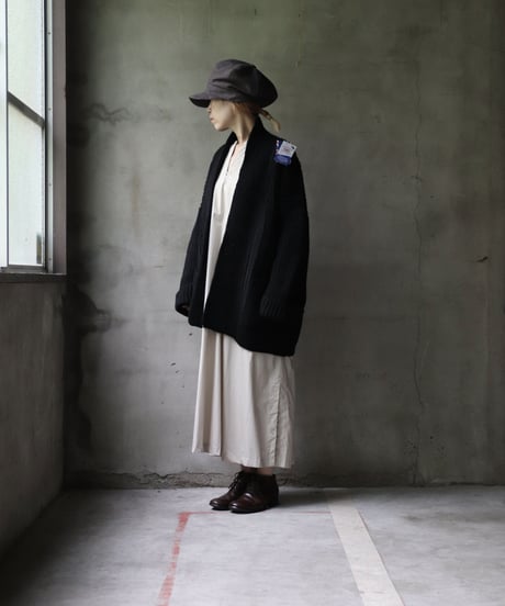 TRADHOUND ENGLAND   /  Wrap cardiganブリティッシュニット/ TR-THSJ1