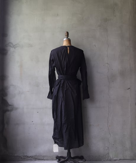 SCHA シャー/ Round Neck Long Sleeve Dress Medium Long "12B-OE" /  Sc-24004 ( Art#1721)