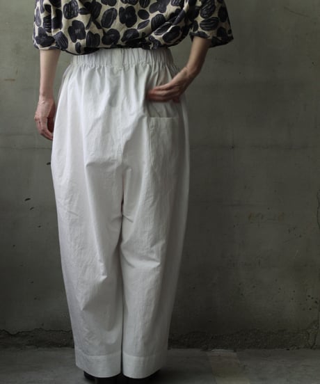cavane キャヴァネ / Wide Cotton/Linen100 TrousersⅡ パンツ/ ca-25107