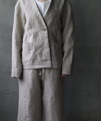 der antagonist デ アンタゴニスト / V Jacket Linen100ジャケット/ J50BLEC25