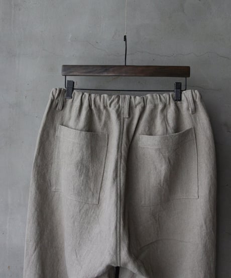 klauseクロイゼ / Belarus Linen Loose Fitting Tapered Wide 2 / kla-25044