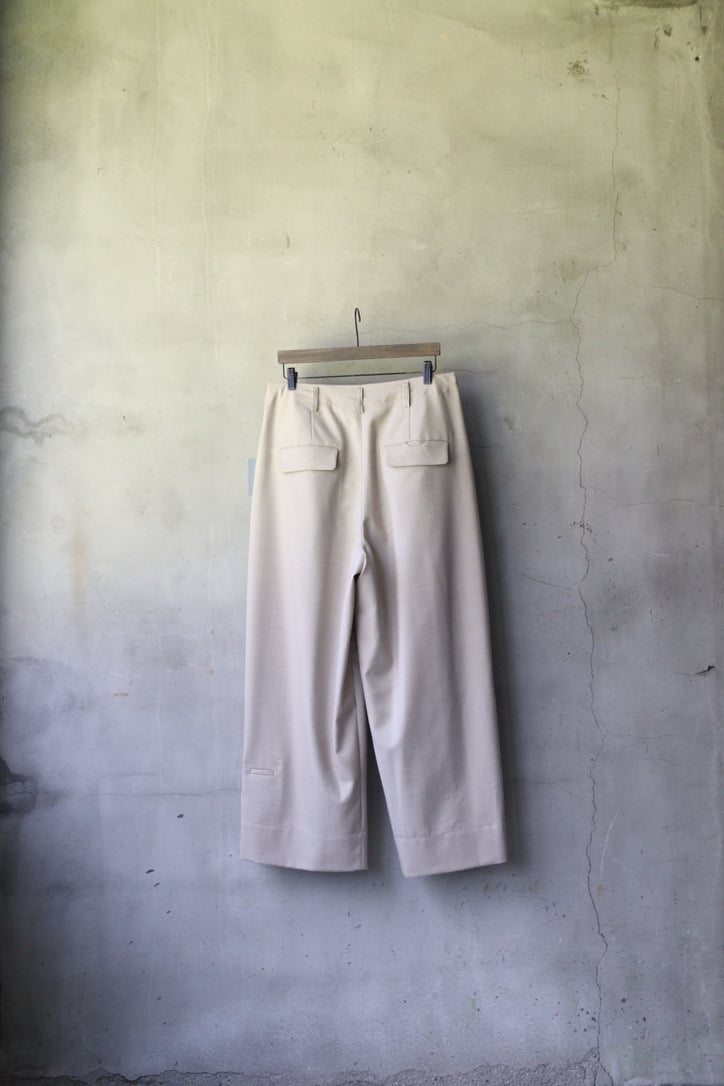 Dulcamara ドゥルカマラ /よそいきシンプル2タックワイドPT UNISEX