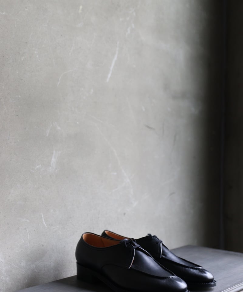 formeフォルメ/ Low shoes Lamb black goodyear / fo-2