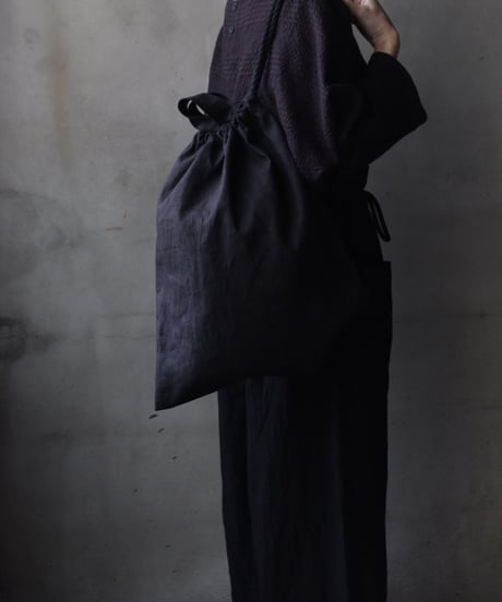 cavane キャヴァネ / Rope sack linen & washi100バッグ/ ca-25168
