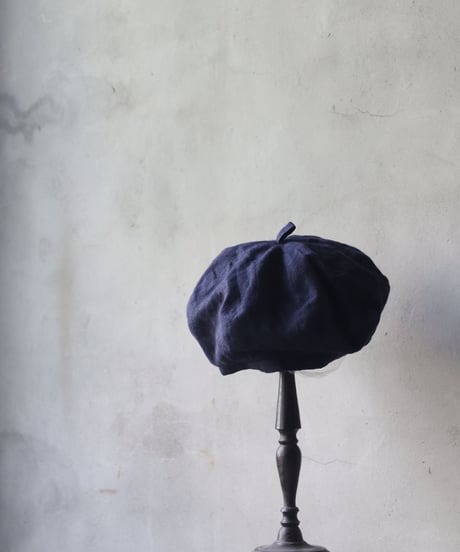 Au Vrai Chicオーブライシック / BERET IRELAND LINEN帽子 / Au-25001