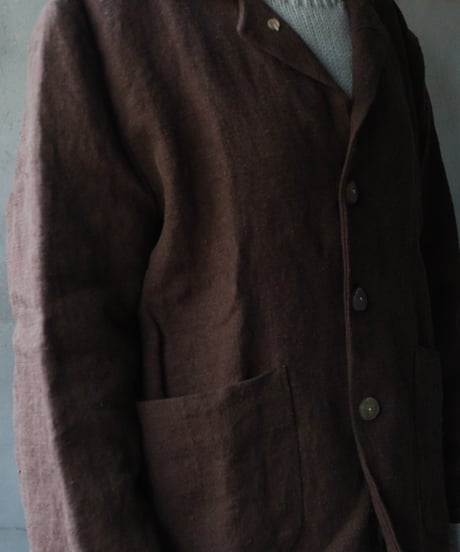 der antagonist デ アンタゴニスト / Belgian linen locksmith jacketジャケット /J30BLTB23/24