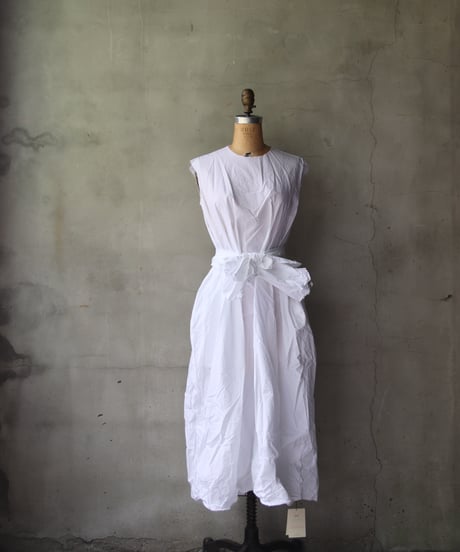 SCHA シャー/ Round Neck Sleeveless  Dress Medium "12B-OE" / Sc-24010 (Art#1665)