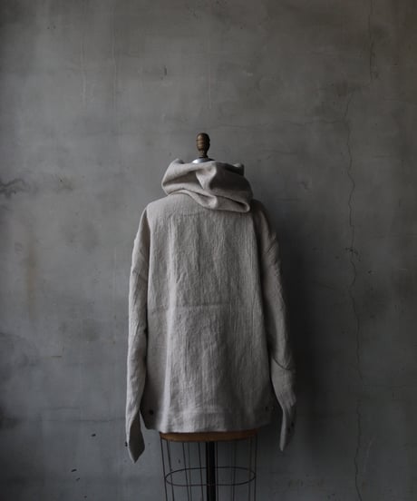 klauseクロイゼ / Hoodie Belarus Linen平織/厚手/ kla-26004